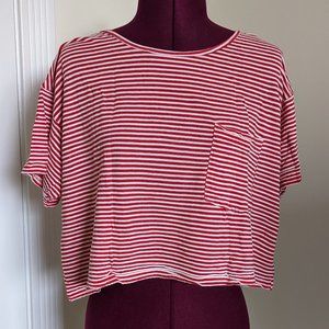 American Apparel Striped Crop Top, One Size